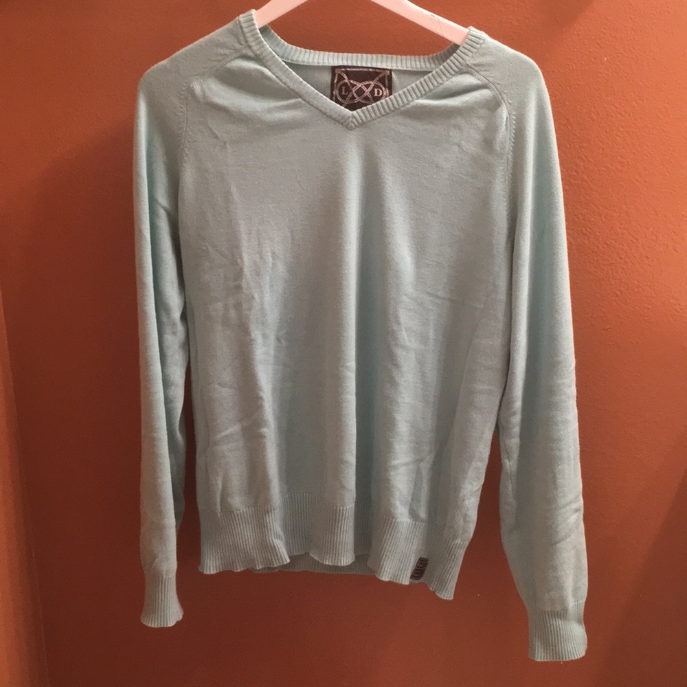 Men’s Large teal color  Lee Denim sweatshirt